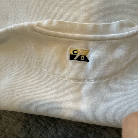 🤍 Vintage Cutter & Buck White Crewneck Sweatshirt | USA Made | XL Men’s - Picture 3 of 3